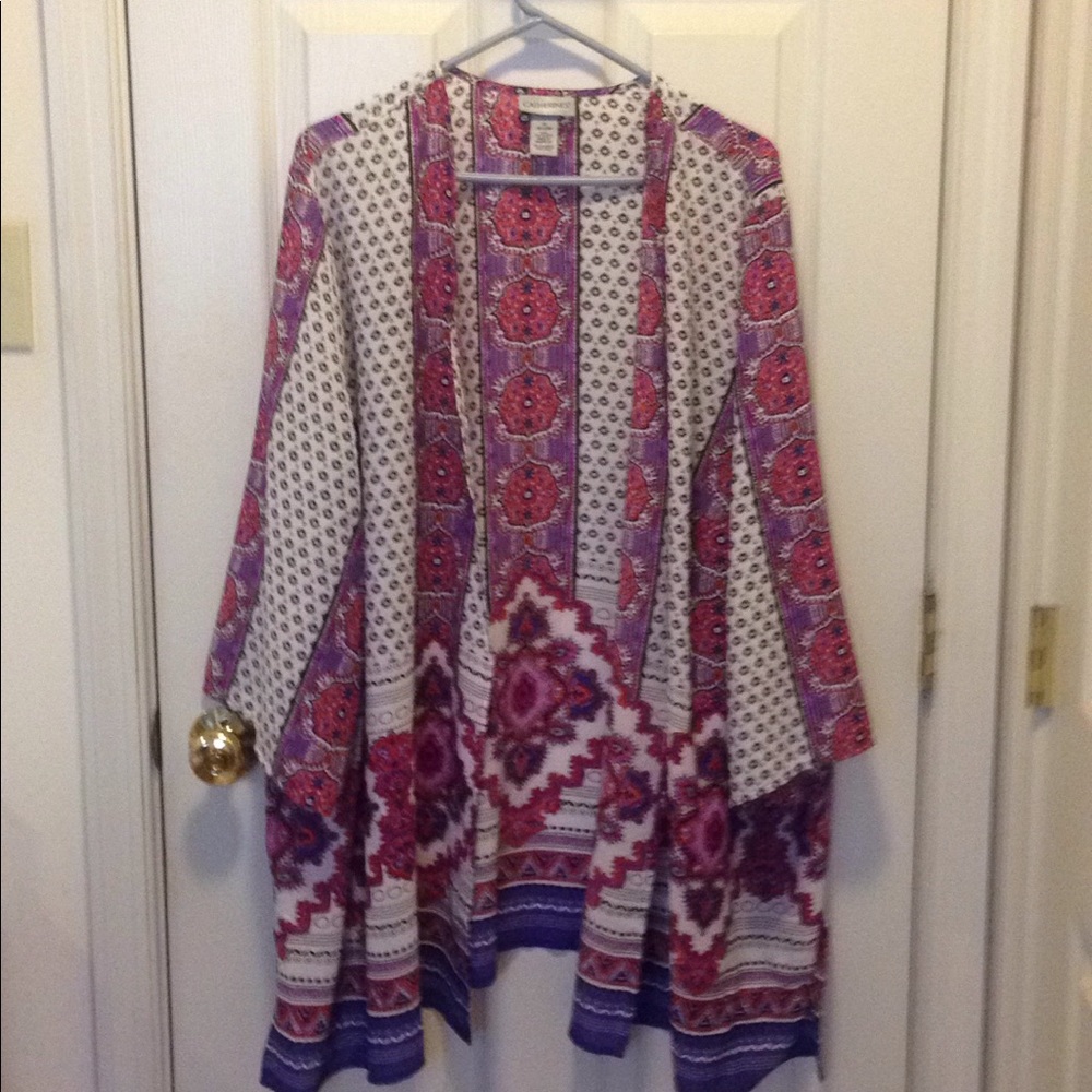 Catherines plus size Kimona 3X